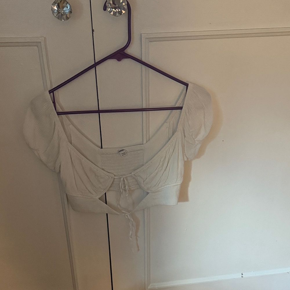Garage Cream Puff Sleeve Blouse